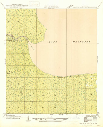 United States Geological Survey Mount Airy NE, LA (1946, 31680-Scale) digital map