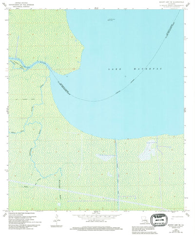 United States Geological Survey Mount Airy NE, LA (1962, 24000-Scale) digital map