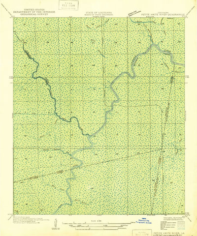 United States Geological Survey Mount Airy NW, LA (1946, 31680-Scale) digital map