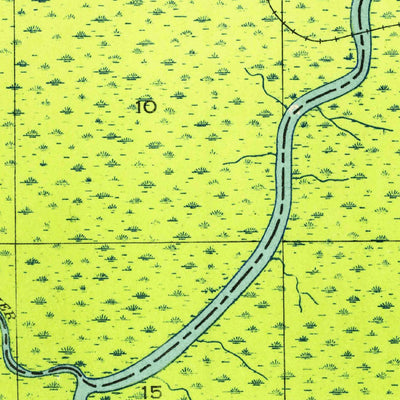 United States Geological Survey Mount Airy NW, LA (1954, 31680-Scale) digital map