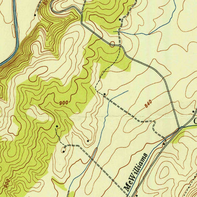 United States Geological Survey Mount Airy, TN (1947, 24000-Scale) digital map