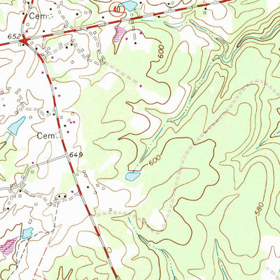 United States Geological Survey Mount Airy, VA (1966, 24000-Scale) digital map
