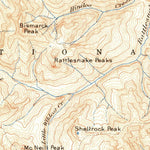 United States Geological Survey Mount Aix, WA (1902, 125000-Scale) digital map