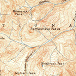 United States Geological Survey Mount Aix, WA (1904, 125000-Scale) digital map