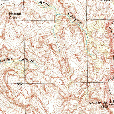 United States Geological Survey Mount Ajo, AZ (1996, 24000-Scale) digital map