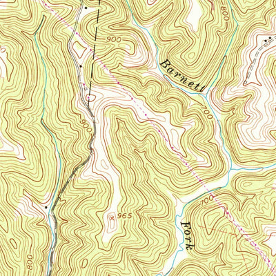 United States Geological Survey Mount Alto, WV-OH (1958, 24000-Scale) digital map