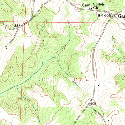 United States Geological Survey Mount Andrew, AL (1968, 24000-Scale) digital map