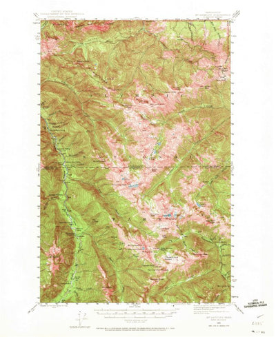 United States Geological Survey Mount Angeles, WA (1944, 62500-Scale) digital map