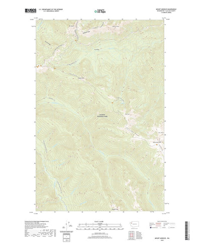 United States Geological Survey Mount Angeles, WA (2020, 24000-Scale) digital map