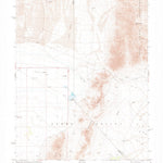 United States Geological Survey Mount Annie, NV (1980, 24000-Scale) digital map
