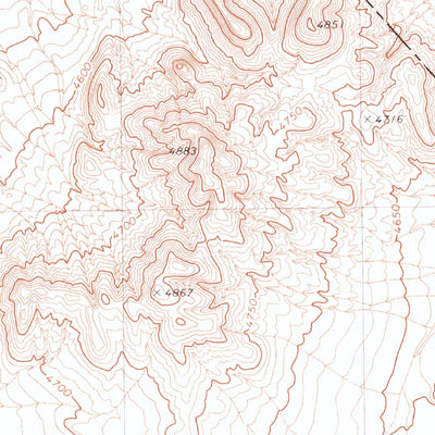 United States Geological Survey Mount Annie SE, NV (1979, 24000-Scale) digital map
