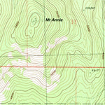 United States Geological Survey Mount Annie, WA (1988, 24000-Scale) digital map