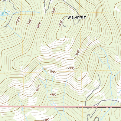 United States Geological Survey Mount Annie, WA (2020, 24000-Scale) digital map