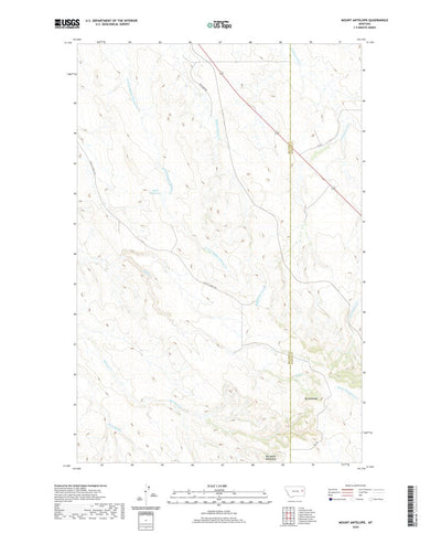 United States Geological Survey Mount Antelope, MT (2020, 24000-Scale) digital map