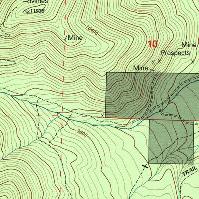 United States Geological Survey Mount Antero, CO (1994, 24000-Scale) digital map