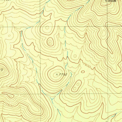 United States Geological Survey Mount Ardivey, NV (1980, 24000-Scale) digital map