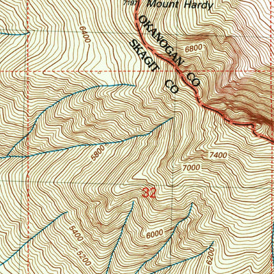 United States Geological Survey Mount Arriva, WA (2002, 24000-Scale) digital map