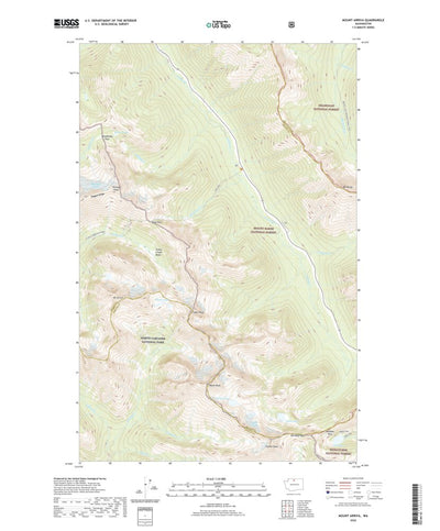 United States Geological Survey Mount Arriva, WA (2020, 24000-Scale) digital map