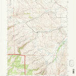 United States Geological Survey Mount Arter SE, WY (1991, 24000-Scale) digital map