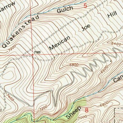 United States Geological Survey Mount Arter SE, WY (1991, 24000-Scale) digital map