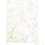 United States Geological Survey Mount Arter SE, WY (2021, 24000-Scale) digital map
