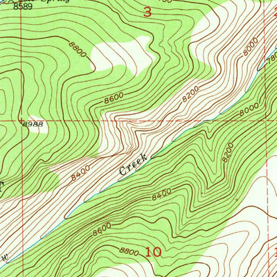 United States Geological Survey Mount Arter, WY (1953, 24000-Scale) digital map
