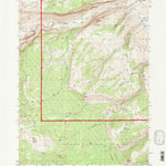 United States Geological Survey Mount Arter, WY (1991, 24000-Scale) digital map