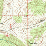 United States Geological Survey Mount Arter, WY (1991, 24000-Scale) digital map