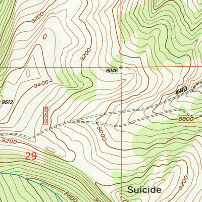 United States Geological Survey Mount Arter, WY (1991, 24000-Scale) digital map