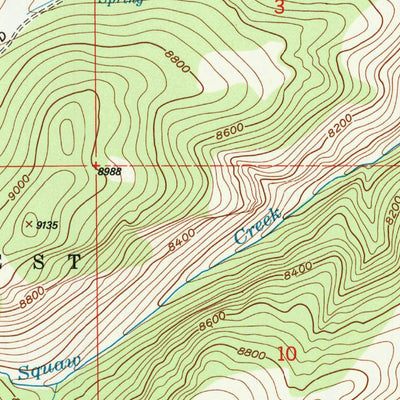 United States Geological Survey Mount Arter, WY (1991, 24000-Scale) digital map