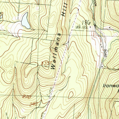 United States Geological Survey Mount Ascutney, NH-VT (1984, 25000-Scale) digital map