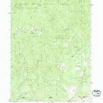 United States Geological Survey Mount Ashland, OR-CA (1983, 24000-Scale) digital map