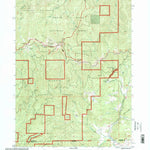 United States Geological Survey Mount Ashland, OR-CA (1998, 24000-Scale) digital map