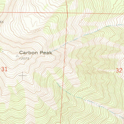 United States Geological Survey Mount Axtell, CO (1961, 24000-Scale) digital map