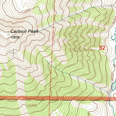United States Geological Survey Mount Axtell, CO (2001, 24000-Scale) digital map