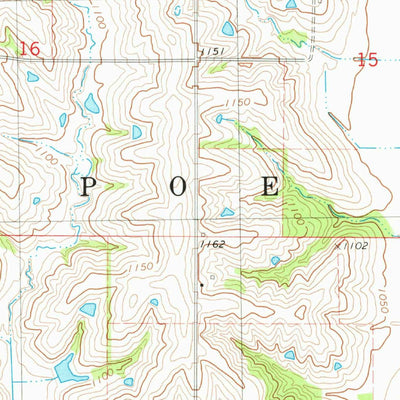 United States Geological Survey Mount Ayr, IA (1981, 24000-Scale) digital map