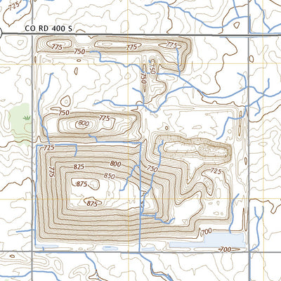 United States Geological Survey Mount Ayr, IN (2022, 24000-Scale) digital map