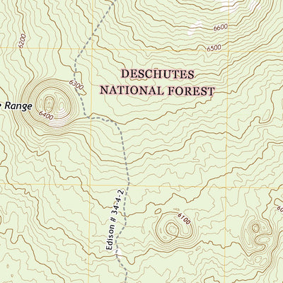 United States Geological Survey Mount Bachelor, OR (2020, 24000-Scale) digital map