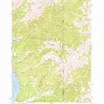United States Geological Survey Mount Baird, ID-WY (1966, 24000-Scale) digital map