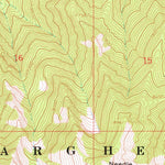 United States Geological Survey Mount Baird, ID-WY (1966, 24000-Scale) digital map