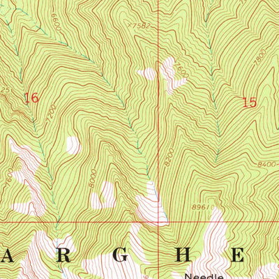 United States Geological Survey Mount Baird, ID-WY (1966, 24000-Scale) digital map