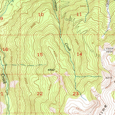 United States Geological Survey Mount Baker, WA (1952, 62500-Scale) digital map