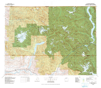 United States Geological Survey Mount Baker, WA (1979, 100000-Scale) digital map