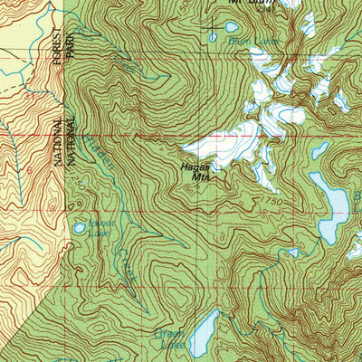 United States Geological Survey Mount Baker, WA (1979, 100000-Scale) digital map
