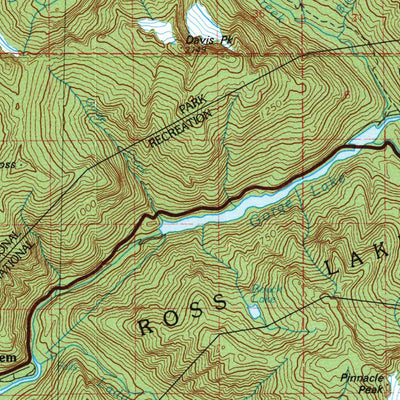 United States Geological Survey Mount Baker, WA (1979, 100000-Scale) digital map