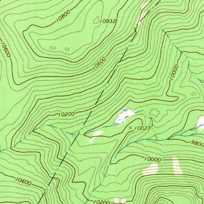 United States Geological Survey Mount Baldy, AZ (1967, 24000-Scale) digital map