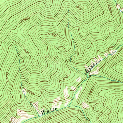 United States Geological Survey Mount Baldy, AZ (1967, 24000-Scale) digital map