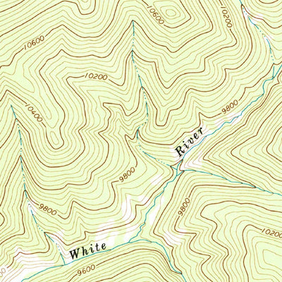 United States Geological Survey Mount Baldy, AZ (1978, 24000-Scale) digital map