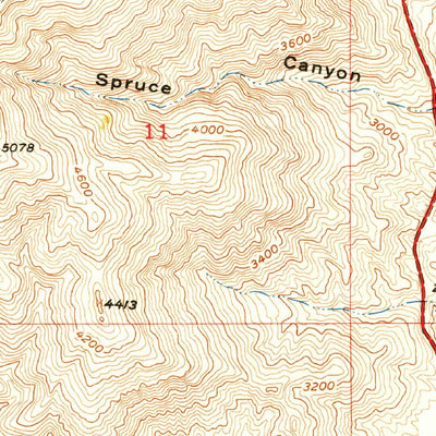 United States Geological Survey Mount Baldy, CA (1954, 24000-Scale) digital map