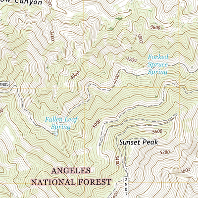 United States Geological Survey Mount Baldy, CA (2021, 24000-Scale) digital map